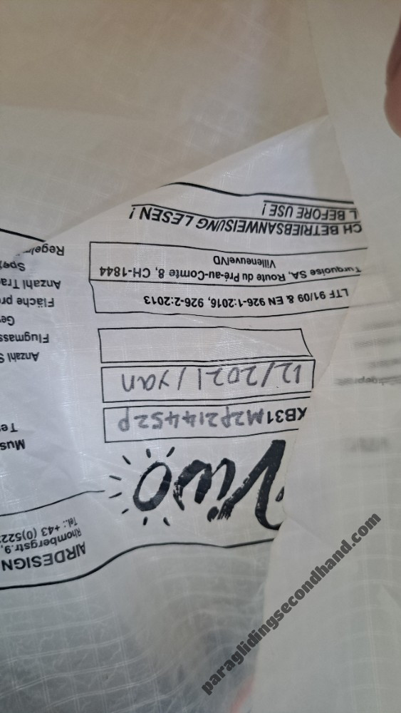 Air Design Vivo, M, 2021, (85-105kg), 3h