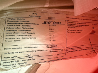 Advance Iota 2, 25, 2020, (80-100kg), 250h