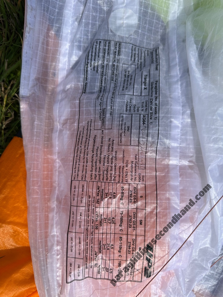 UP Trango X (Latest 2.5 liner), L, 2023, (100-125kg), 40h