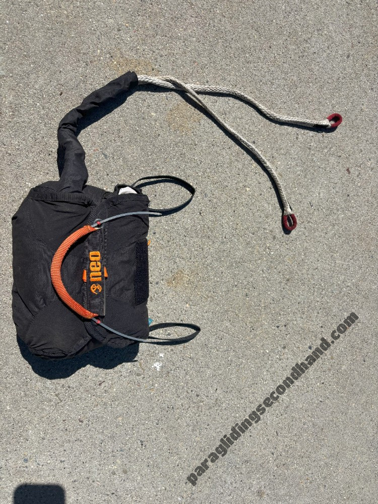 2 X Reserve Parachutes and one Neo Tube Container. California USA.