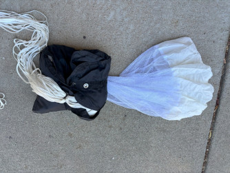 2 X Reserve Parachutes and one Neo Tube Container. California USA.