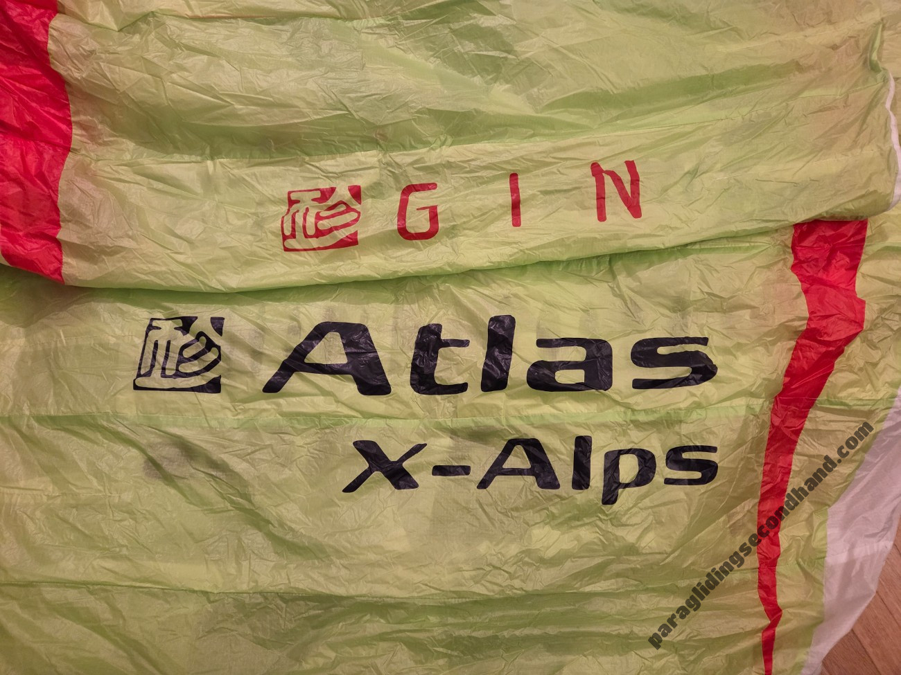 GIN Gliders Atlas X-Alps, S, 2015, (80-100kg), 45h