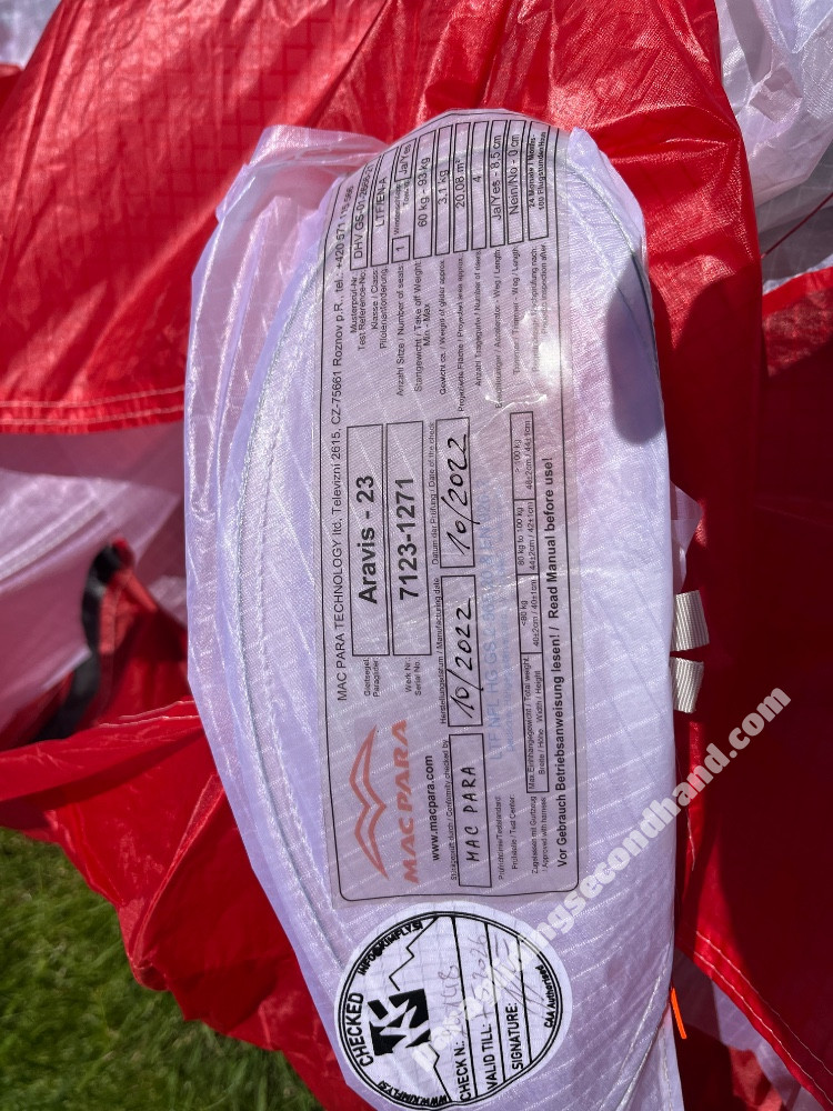 Mac Para Aravis 23, M, 2022, (60-93kg), 30h