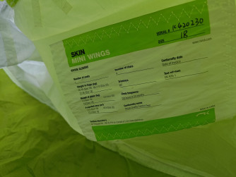 Niviuk SKIN MINI WINGS, M 18, 2014, (65-90kg), 60h