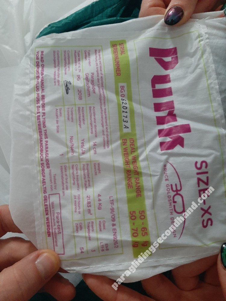 BGD Punk, Xs, 2021, (50-70kg), 100h