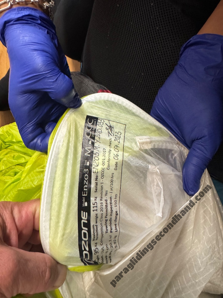 Ozone Enzo 3, M, 2023, (85-115kg), 170h