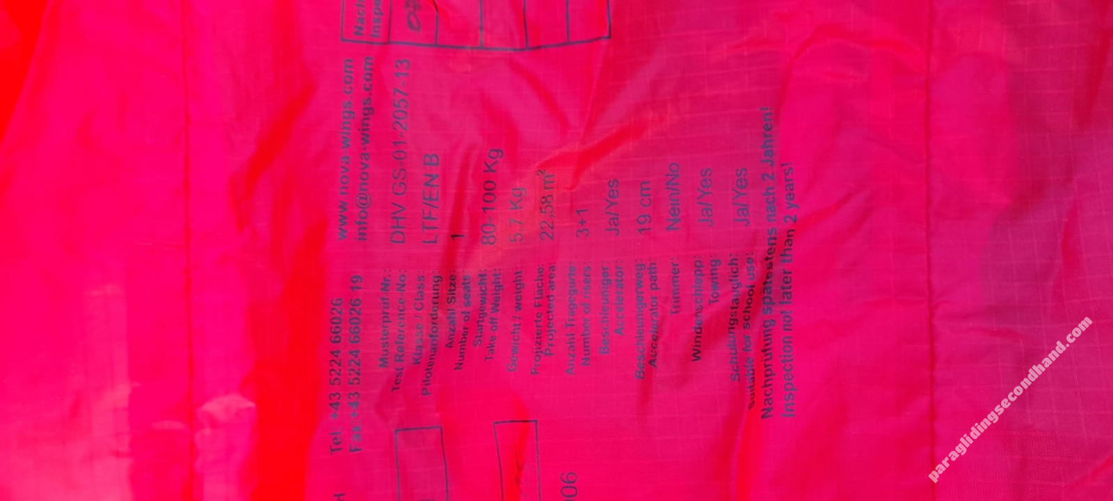 Nova ION 3, S, 2015, (80-100kg), 200h