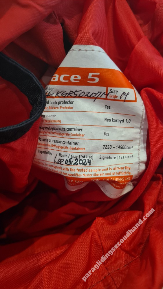 GIN Gliders Genie Race 5, M, 2024