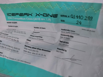 Niviuk Icepeak X-One, 24, 2021, (98-112kg), 350h