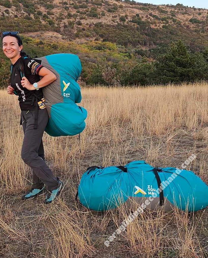 paragliding fast pack bag(solo and tandem) and concertina