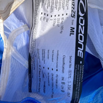 Ozone Buzz Z5, ML, 2017, (85-105kg), 55h