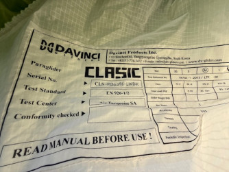 Davinci Gliders Classic, M, 2021, (85-105kg), 40h