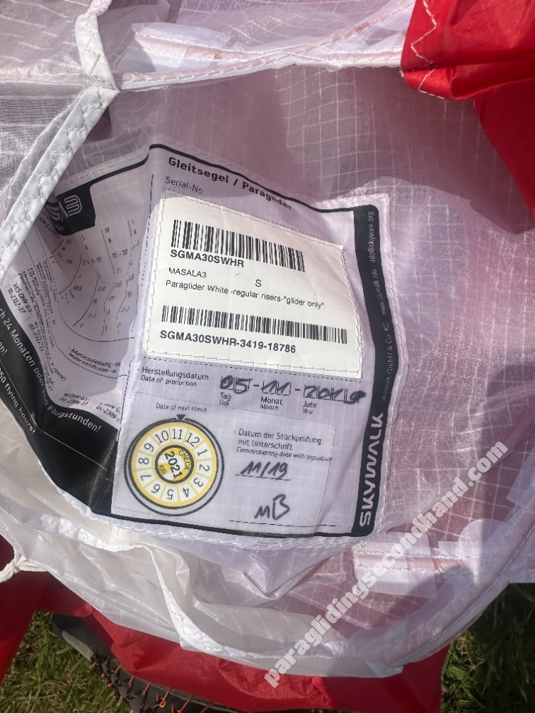 Skywalk Masala 3, s, 2019, (70-95kg), 30h