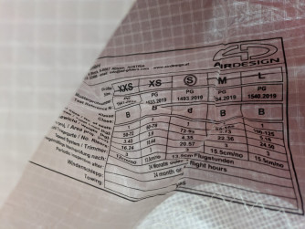 Air Design Vivo, Small, 2022, (72-92kg), 25h