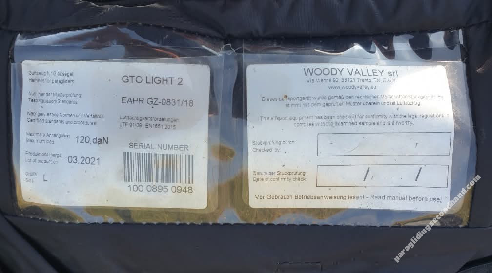 Woody Valley GTO Light 2, L, 2021