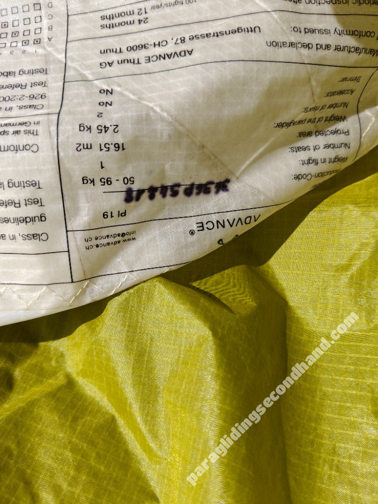 Advance Pi, S, 2012, (50-90kg), 150h