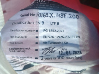 Ozone RUSH, S, 2023, (70-85kg), 50h