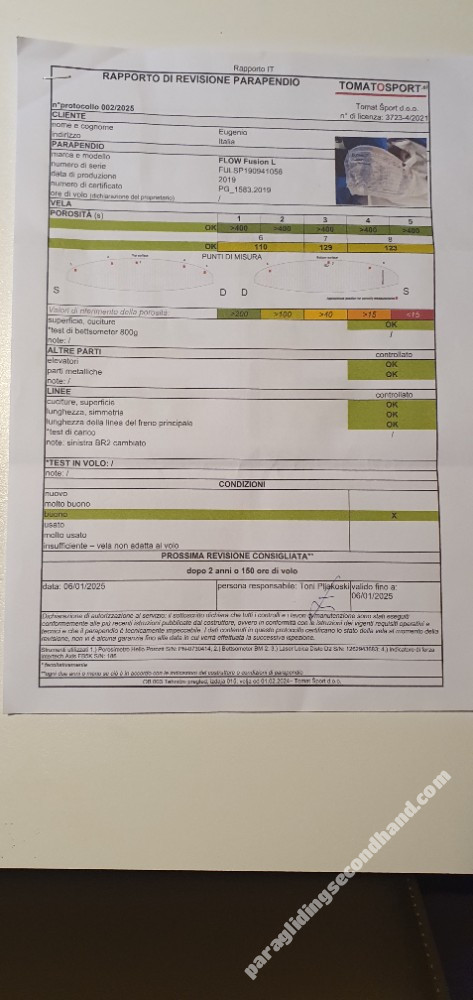 Flow fusion, L, 2020, (107-128kg), 120h