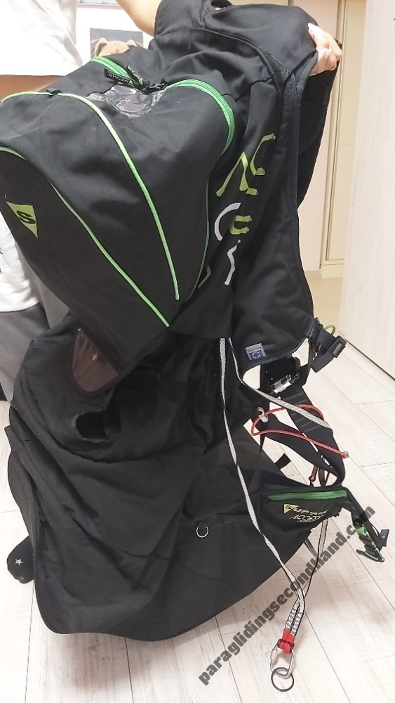 Supair Eona – size M – 80–105 kg – 16 flight hours   +  Harness Supair Access M   +  Reserve Supair Start M