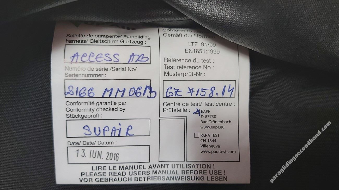 Supair Access, M, 2016