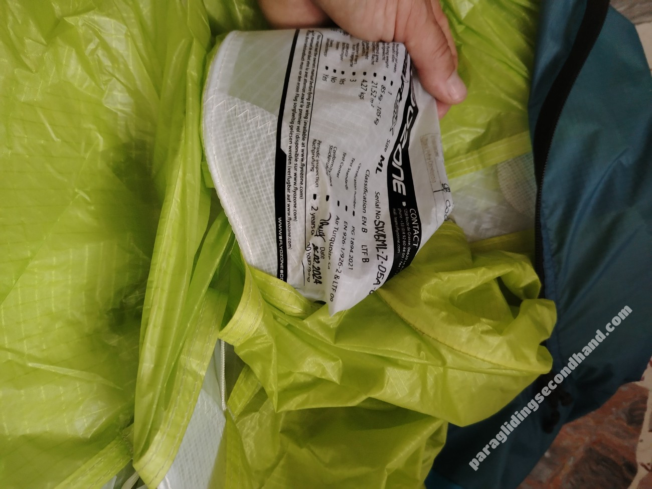 Ozone Swift 6, ML, 2024, (85-105kg), 110h