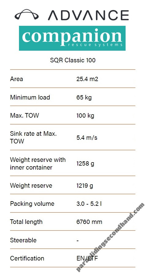 Advance Companion SQR 100