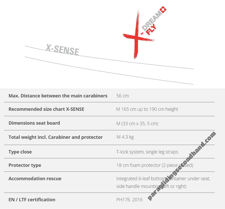 Harness X-Dream Fly X-Sense, M