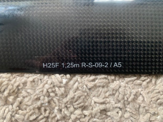 Helix H25F 125cm carbon propeller