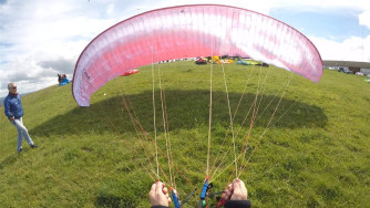 EN-A/EN-B glider for ground handling