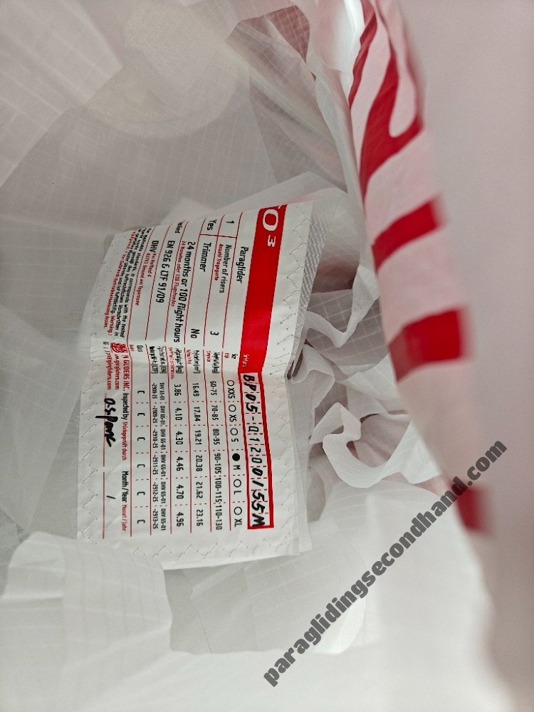 GIN Gliders GTO3, M, 2025, (90-105kg), 10h