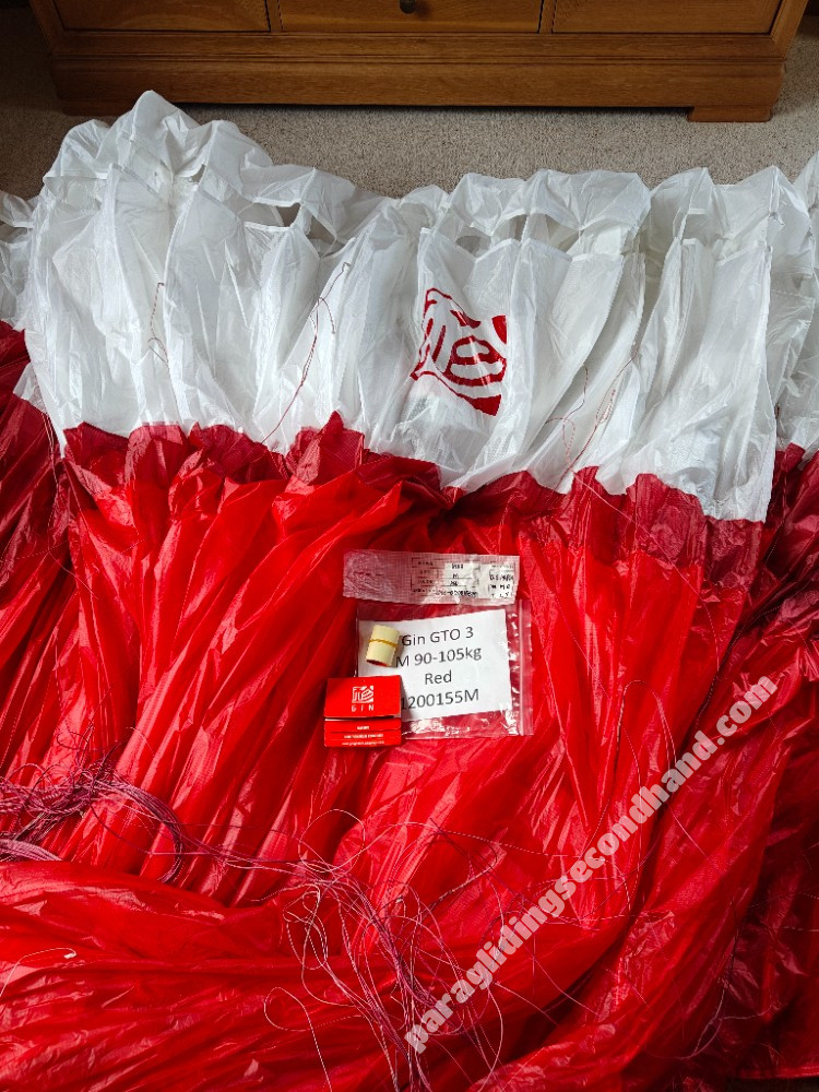 GIN Gliders GTO3, M, 2025, (90-105kg), 10h