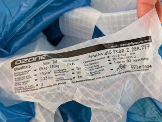 Ozone Ultralite 5, 23, 2024, (65-110kg), 1h