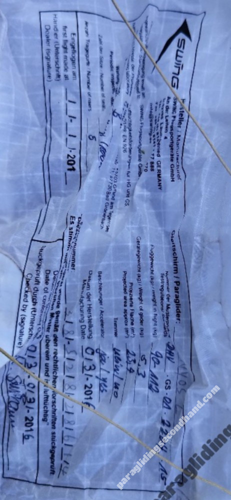 Swing NYOS, L, 2016, (90-112kg), 60h