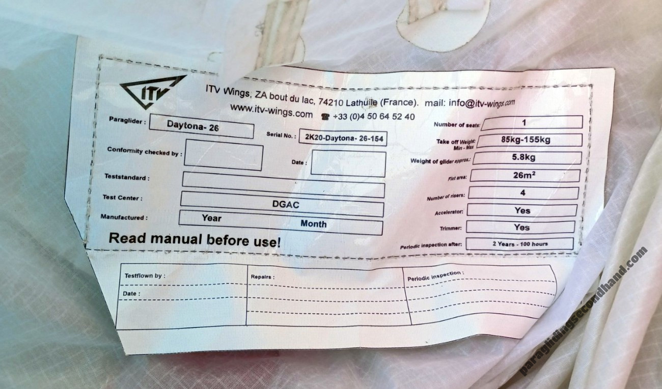 ITV DAYTONA, 26, 2020, (110-155kg), 75h