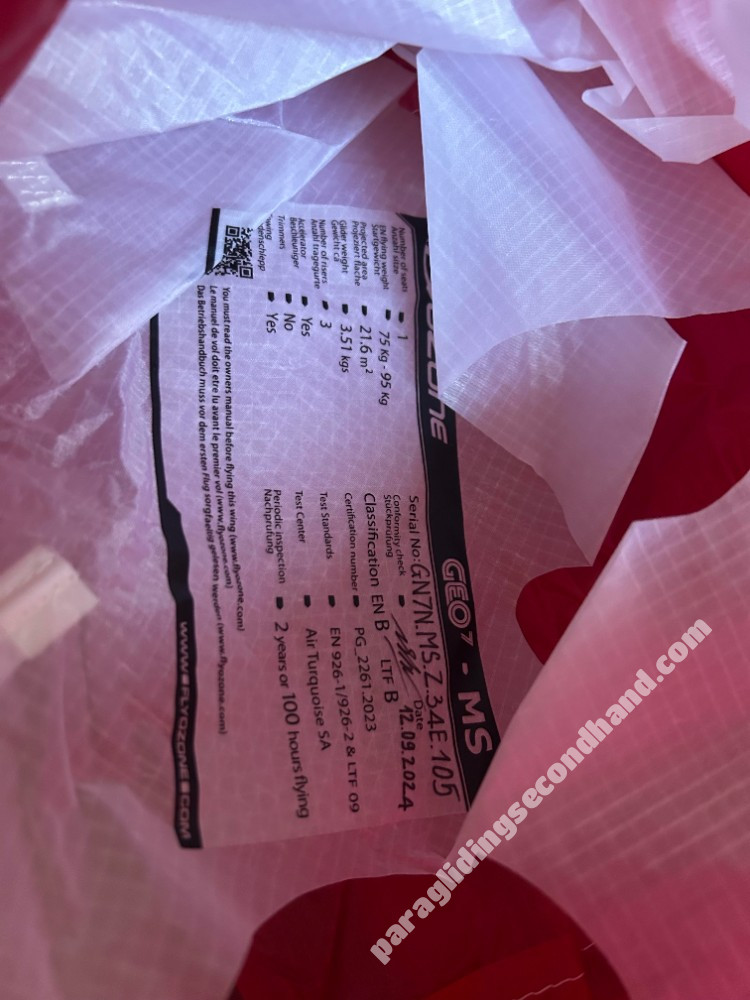 Ozone Geo 7, MS, 2024, (75-95kg), 9h