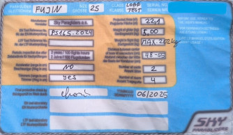 Sky Fujin, 25 m2, 2025, (60-202kg), 20h