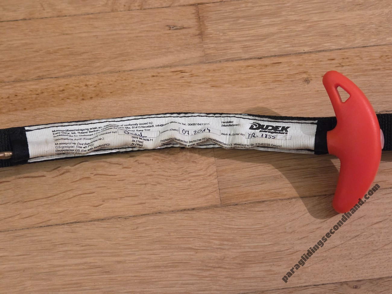 Dudek - tow release, towing device