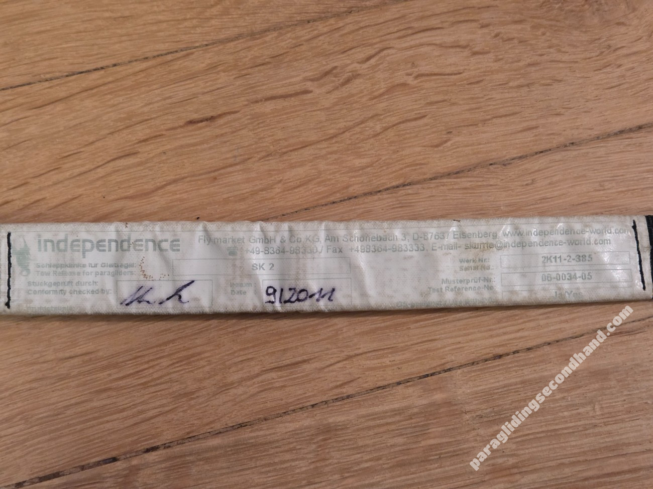 Independence SK2 - tow release, towing device