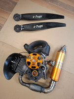 Paramotor engine Corsair Black Bull 33 HP