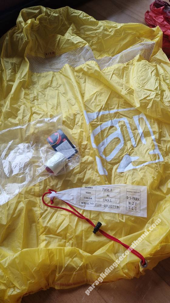 GIN Gliders Fuse 3, 41, 2022, (90-220kg), 120h