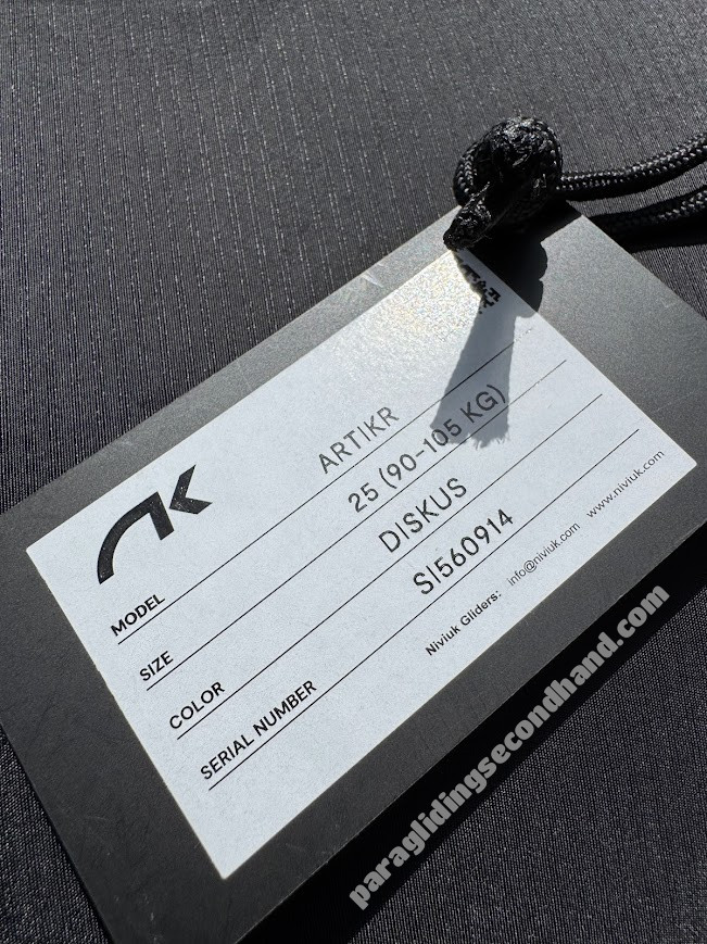 Niviuk Artik R, 25, 2024, (90-105kg), 100h