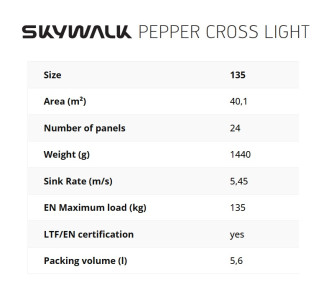 Skywalk Pepper Cross Light 135