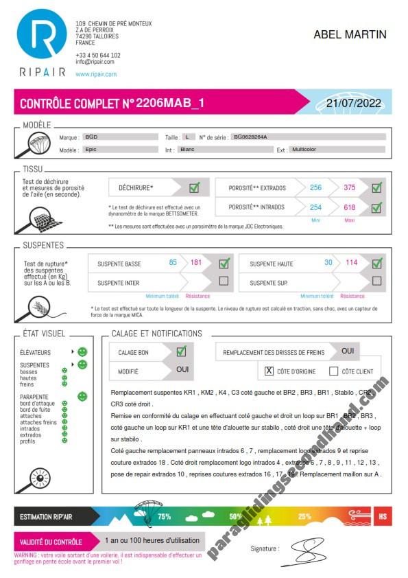 BGD Epic, L, 2018, (105-125kg), 100h