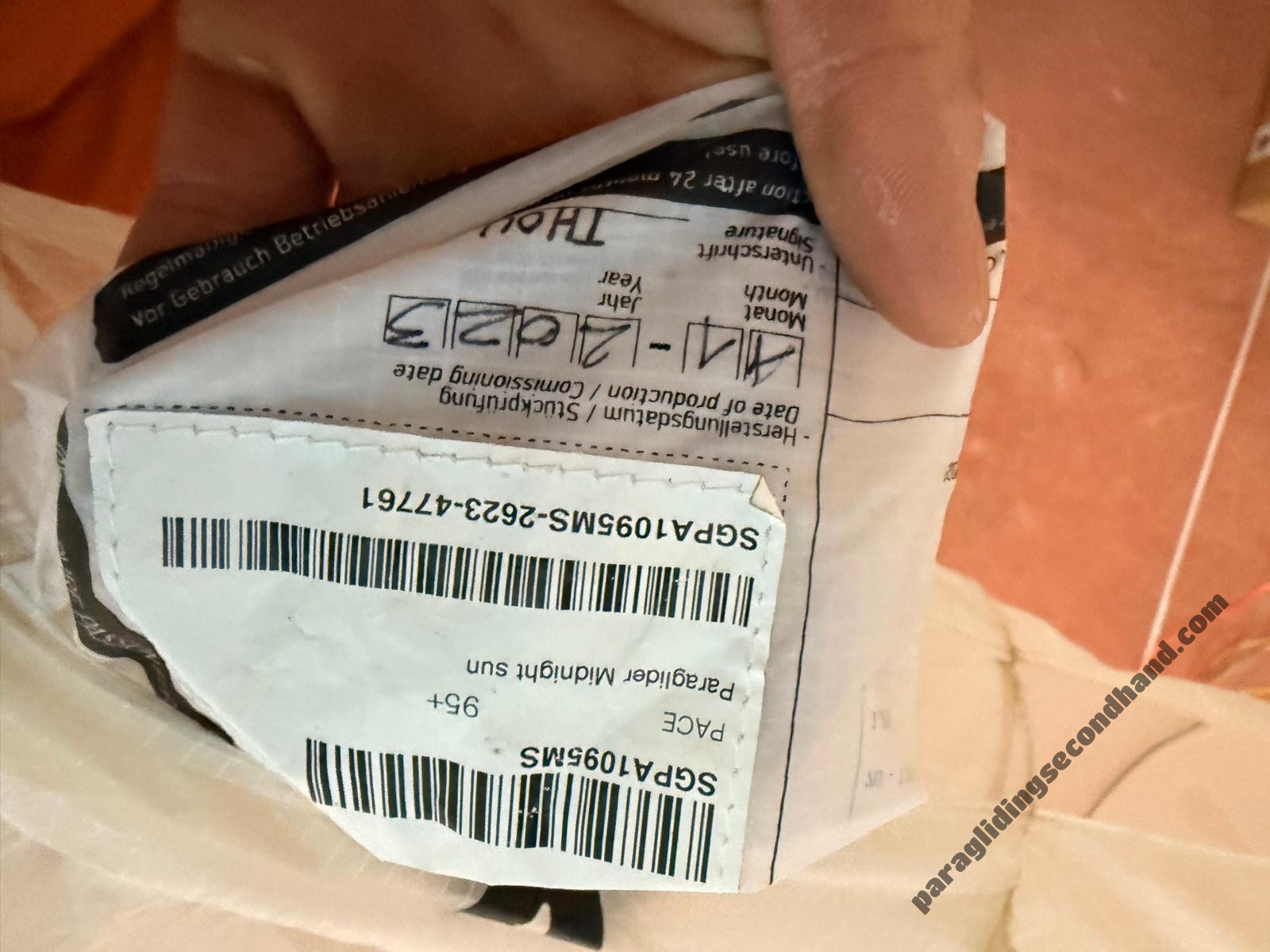 Skywalk PACE, 95+, 2023, (70-110kg), 20h