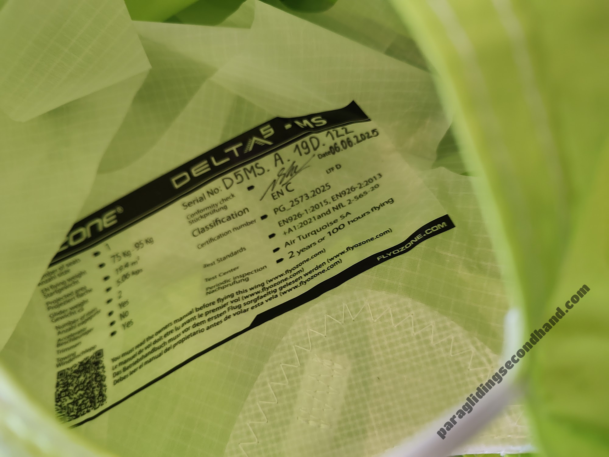 Ozone DELTA 5, MS, 2025, (80-95kg), 14h