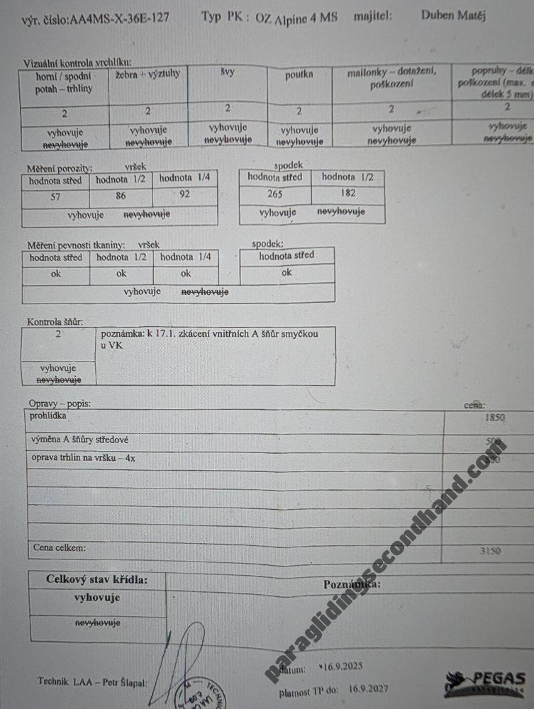 Ozone Alpina 4, MS, 2022, (75-95kg), 230h