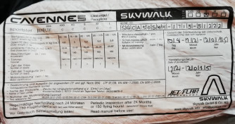 Skywalk Cayenne 5, S, 2015, (85-105kg), 150h