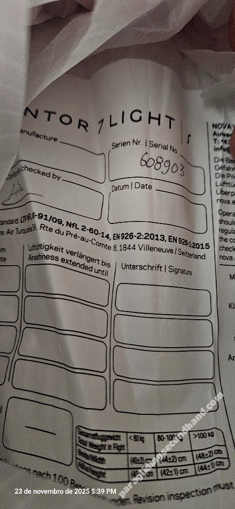 Nova Mentor 7 Light, S, 2024, (80-105kg), 10h