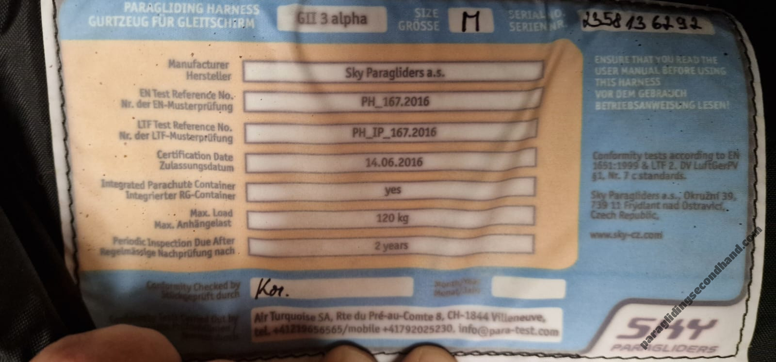 Sky GII 3 alpha, M, 2018