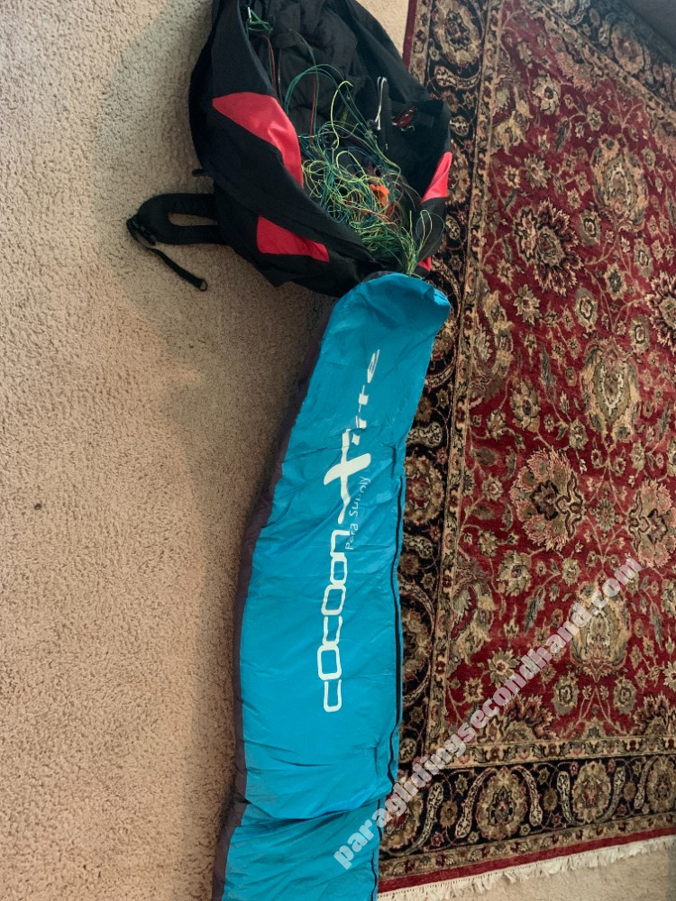 Full kit! BGD Epic EN/LTF-B, XS, 2021, (50-65kg), 4h Wing, Pro-Design Nexus Reversible Harness, Reserve, Ozone Stuff Bag, and Concertina bag